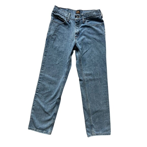 Vintage Lee Relaxed Fit Jeans Mens Size 29x30 Y2K 90s Light Wash Made in Mexico - Picture 1 of 11